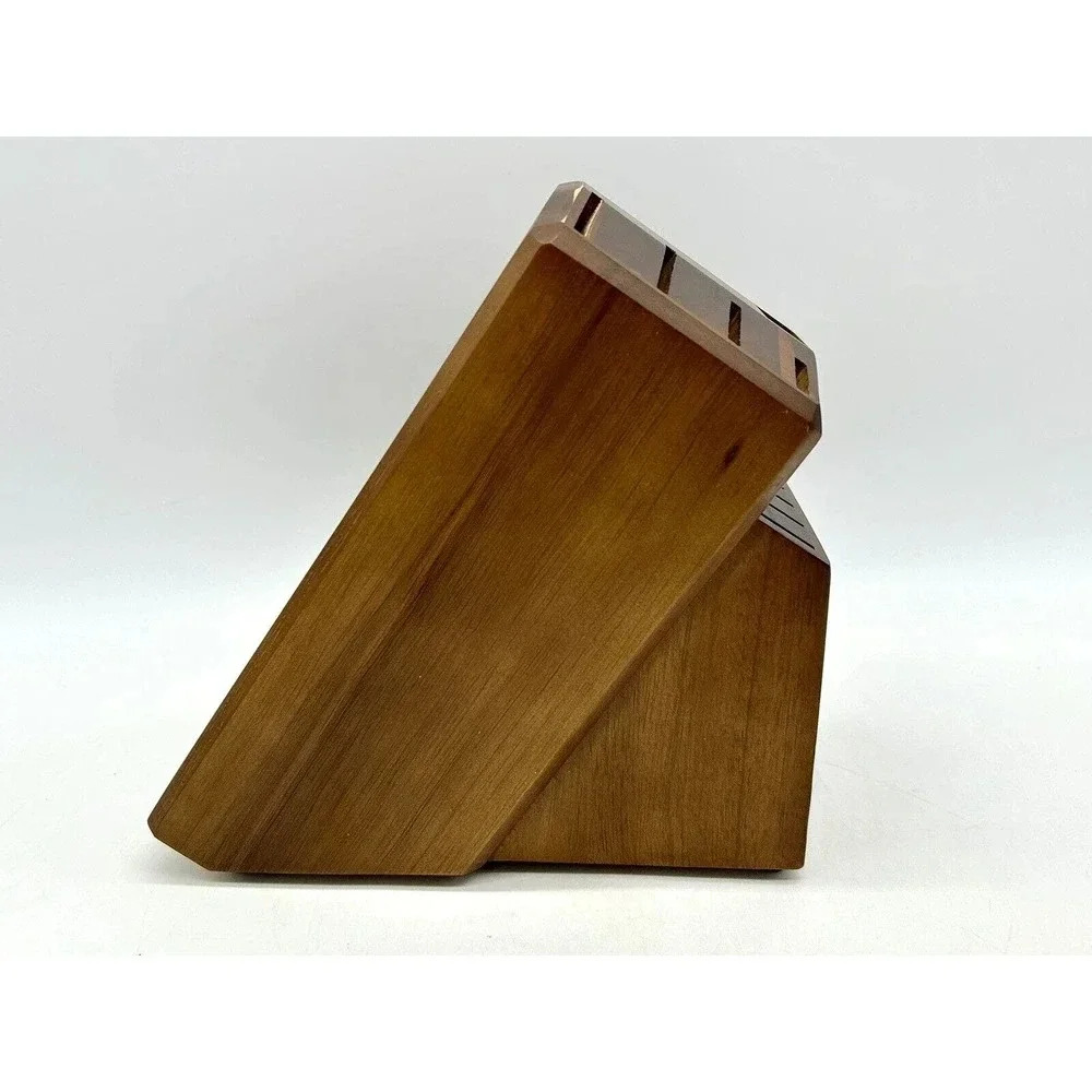 Yatoshi Professional Kitchen Knife Block Only 13 Knife Slots & 1 Scissor Slot - Picture 6 of 10